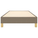 Boxspring sengeramme 90x200 cm stof gråbrun