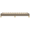 Boxspring sengeramme 90x200 cm stof gråbrun
