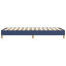Boxspring sengeramme 90x200 cm stof blå