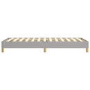 Boxspring sengeramme Lysegrå 100x200 cm Stof