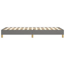 Boxspring sengeramme Mørkegrå 100x200 cm Stof
