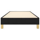 Boxspring sengeramme Sort 100x200 cm Stof