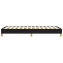 Boxspring sengeramme Sort 100x200 cm Stof