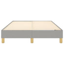 Boxspring sengeramme Lysegrå 120x200 cm Stof