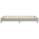 Boxspring sengeramme Lysegrå 120x200 cm Stof