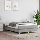Boxspring sengeramme Lysegrå 120x200 cm Stof