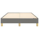 Boxspring sengeramme Mørkegrå 120x200 cm Stof