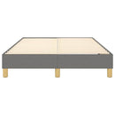Boxspring sengeramme Mørkegrå 120x200 cm Stof