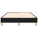 Boxspring sengeramme Sort 120x200 cm Stof