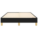 Boxspring sengeramme Sort 120x200 cm Stof