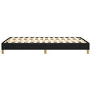 Boxspring sengeramme Sort 120x200 cm Stof