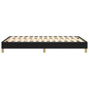 Boxspring sengeramme Sort 120x200 cm Stof