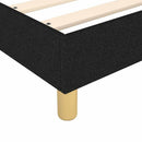 Boxspring sengeramme Sort 120x200 cm Stof