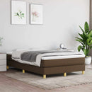 Boxspring sengeramme Mørkebrun 120x200 cm Stof