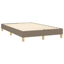 Boxspring sengeramme Taupe 120x200 cm Stof