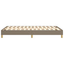 Boxspring sengeramme Taupe 120x200 cm Stof