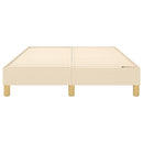 Boxspring sengeramme Creme 120x200 cm Stof
