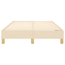 Boxspring sengeramme Creme 120x200 cm Stof