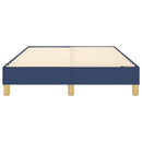 Boxspring sengeramme 120x200 cm stof blå