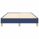 Boxspring sengeramme 120x200 cm stof blå