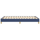 Boxspring sengeramme 120x200 cm stof blå