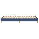 Boxspring sengeramme 120x200 cm stof blå