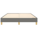 Boxspring sengeramme 140x190 cm stof mørkegrå