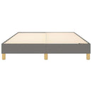 Boxspring sengeramme 140x190 cm stof mørkegrå