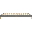 Boxspring sengeramme 140x190 cm stof mørkegrå