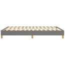 Boxspring sengeramme 140x190 cm stof mørkegrå