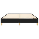 Boxspring sengeramme 140x190 cm stof sort