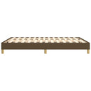 Boxspring sengeramme 140x190 cm stof mørkebrun