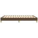 Boxspring sengeramme 140x190 cm stof mørkebrun