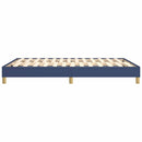Boxspring sengeramme 140x190 cm stof blå