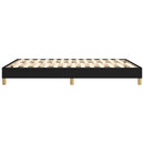 Boxspring sengeramme 140x200 cm stof sort
