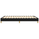 Boxspring sengeramme 140x200 cm stof sort