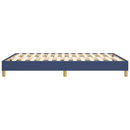 Boxspring sengeramme 140x200 cm stof blå