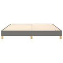 Boxspring sengeramme 160x200 cm stof mørkegrå