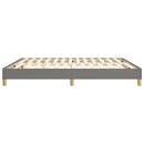 Boxspring sengeramme 160x200 cm stof mørkegrå