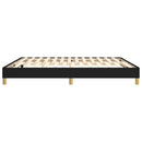 Boxspring sengeramme 160x200 cm stof sort