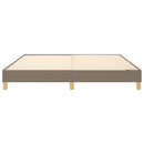 Boxspring sengeramme 160x200 cm stof gråbrun