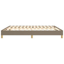 Boxspring sengeramme 160x200 cm stof gråbrun