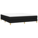 Boxspring sengeramme 180x200 cm stof sort