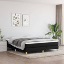 Boxspring sengeramme 180x200 cm stof sort