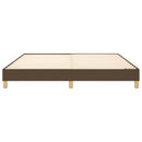 Boxspring sengeramme 180x200 cm stof mørkebrun