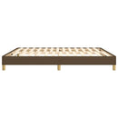 Boxspring sengeramme 180x200 cm stof mørkebrun
