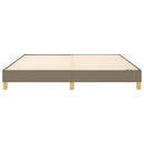 Boxspring sengeramme 180x200 cm stof gråbrun