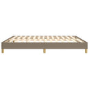Boxspring sengeramme 180x200 cm stof gråbrun