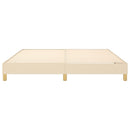 Boxspring sengeramme 180x200 cm stof cremefarvet