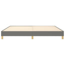 Boxspring sengeramme 200x200 cm stof mørkegrå